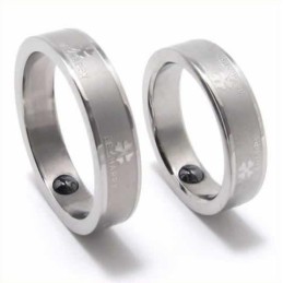 Vierblättriges Kleeblatt, 5 Mm, Titanring