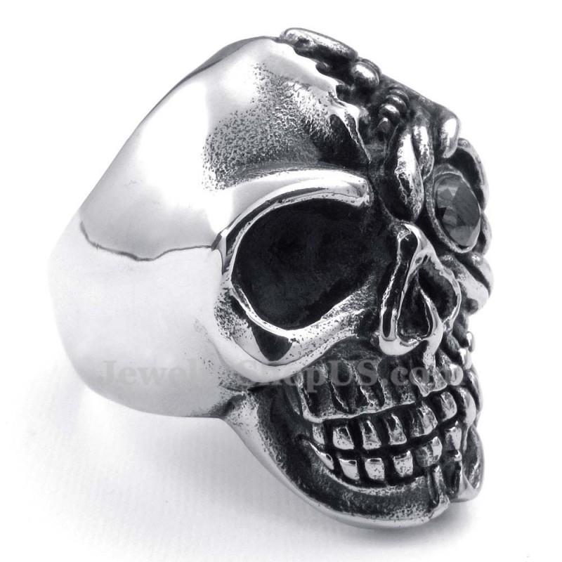 Totenkopfring Aus Titan Totenkopfring Aus Titan