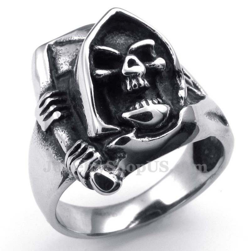 Totenkopfring Aus Titan Totenkopfring Aus Titan