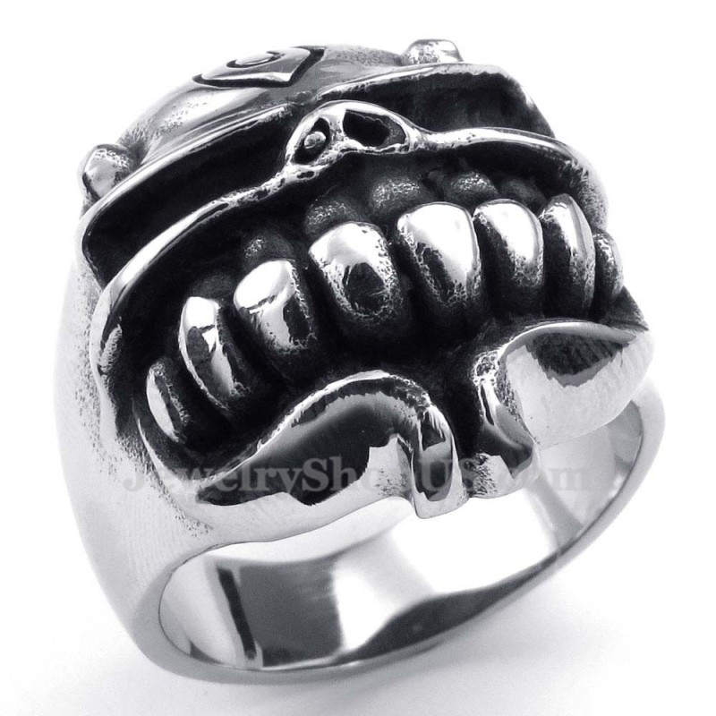 Totenkopfring Aus Titan Totenkopfring Aus Titan