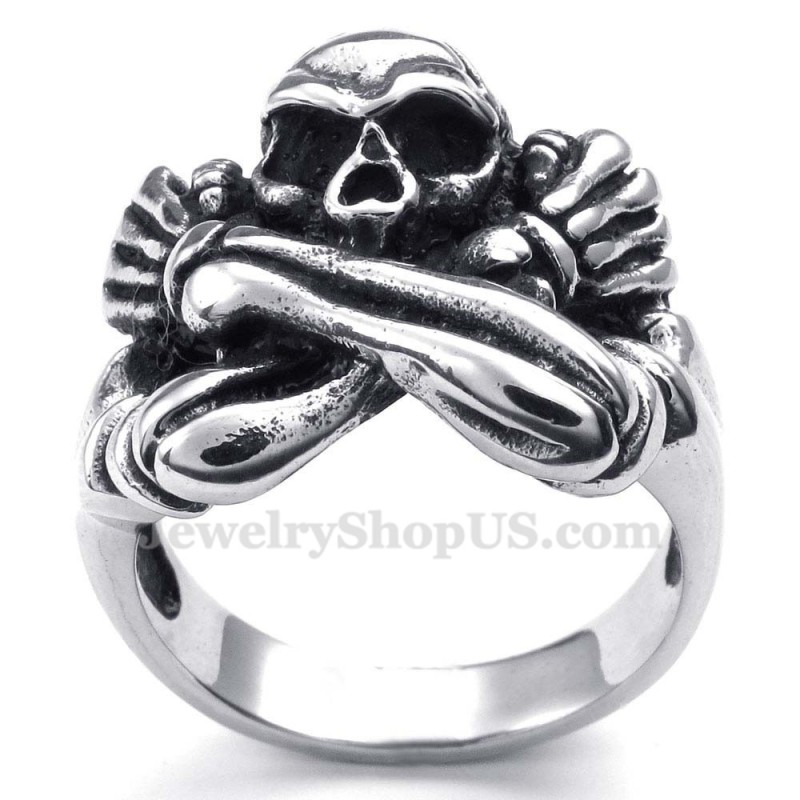 Totenkopfring Aus Titan Totenkopfring Aus Titan