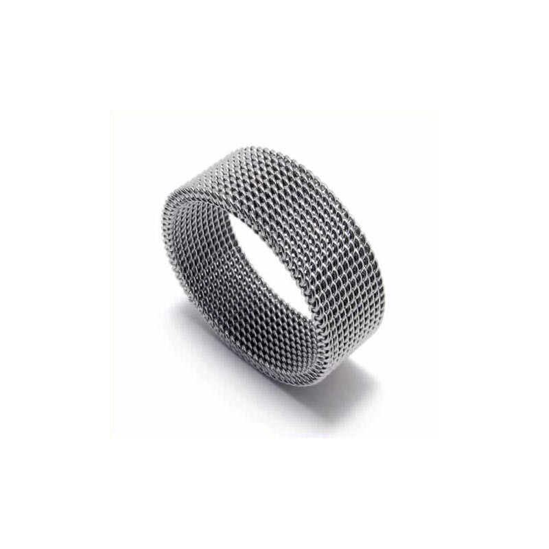 Meshed Unisex 8Mm Titanring Meshed Unisex 8Mm Titanring