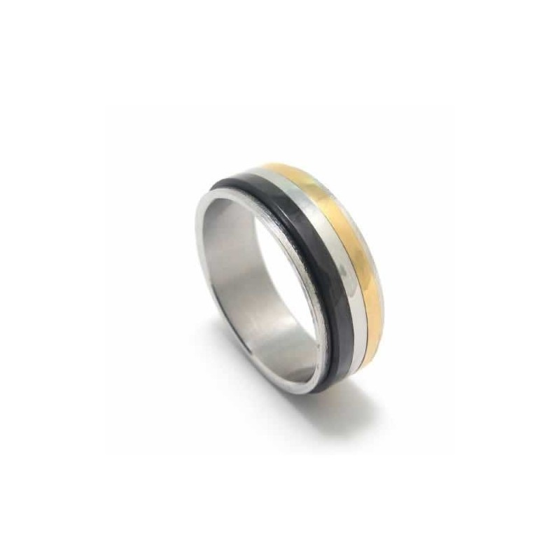 Titanring Mit Drei Kreisen, 8 Mm Titanring Mit Drei Kreisen, 8 Mm