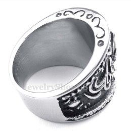 Titanring Mit Schwarzem Zirkon