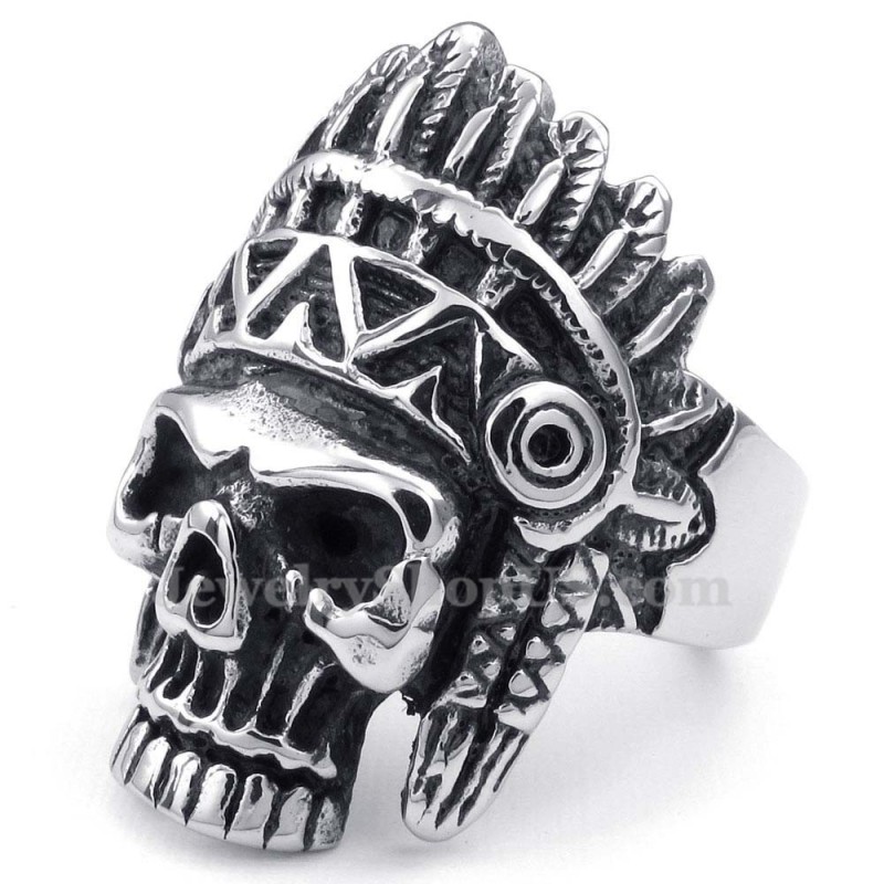 Titan Indianer Totenkopf Ring Titan Indianer Totenkopf Ring