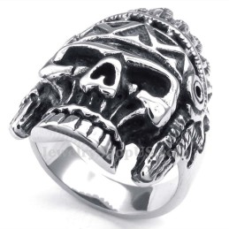 Titan Indianer Totenkopf Ring