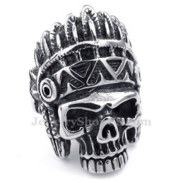 Titan Indianer Totenkopf Ring