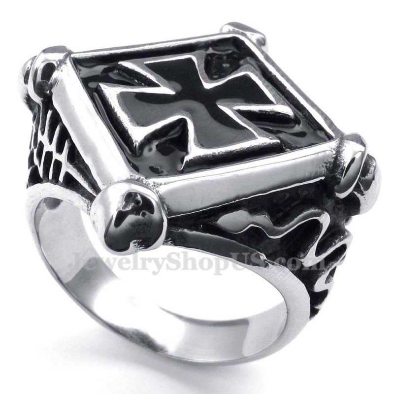 Titan-Ring Mit Rautenkreuz Titan-Ring Mit Rautenkreuz