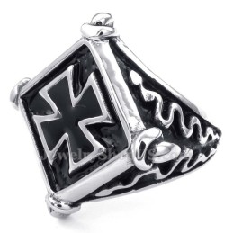 Titan-Ring Mit Rautenkreuz