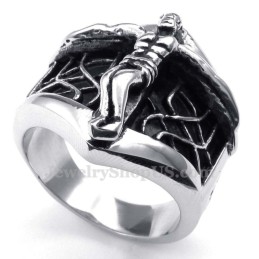 Titan Spinnweben Jesus Ring