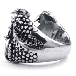 Titan-Pfotenring Mit Rotem Strass