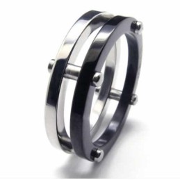 Two Circles Herrenring Aus Titan, 6 Mm