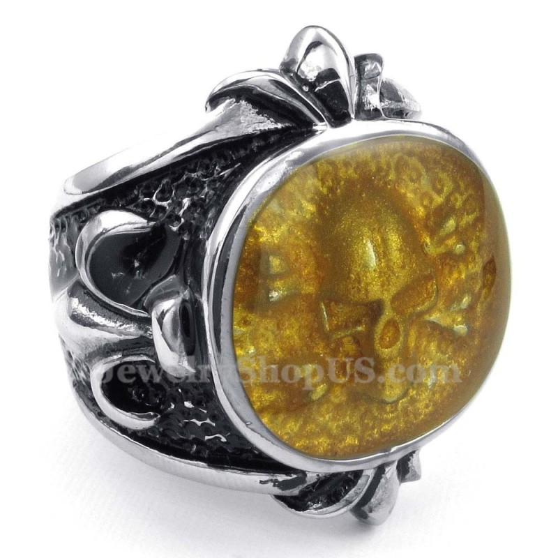 Titan-Pulver-Totenkopfring Titan-Pulver-Totenkopfring