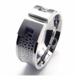 8 Mm Designer-Titanring Für Herren