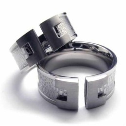 8 Mm Designer-Titanring Für Herren