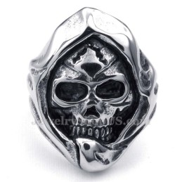 Totenkopfring Aus Titan