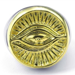 Goldener Sonnengott-Titanring