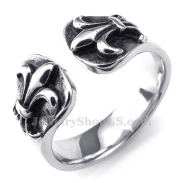 Titanring Mit Kreuzblumenöffnung