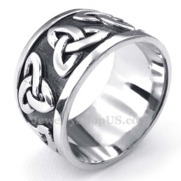 Irischer Knotenring Aus Titan