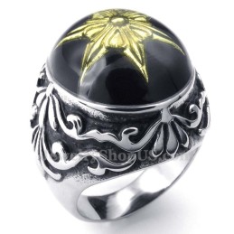 Schwarzer Titanring