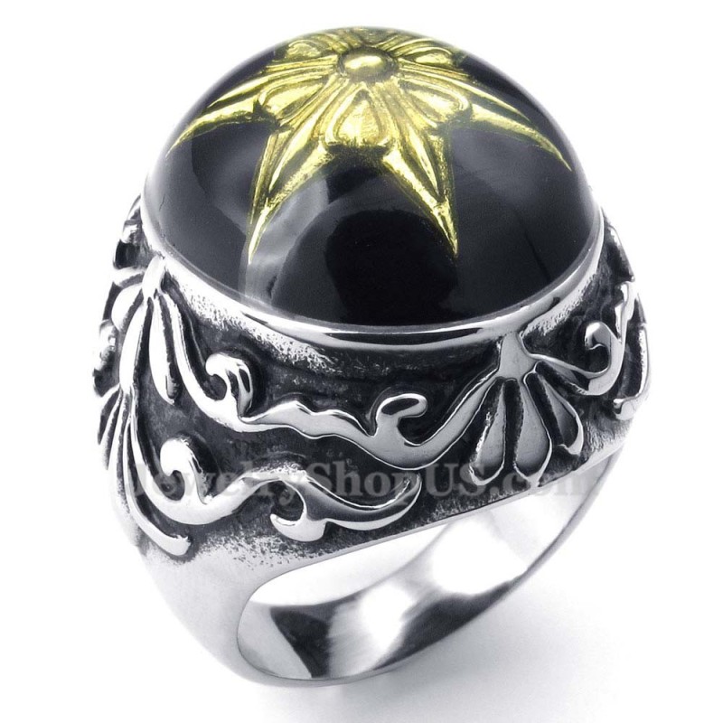Schwarzer Titanring Schwarzer Titanring