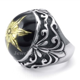 Schwarzer Titanring