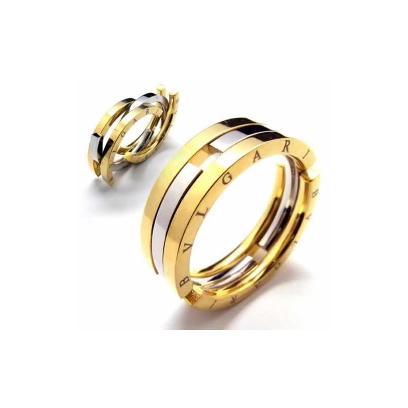 8 Mm Puzzlering Aus Titan Und Gold 8 Mm Puzzlering Aus Titan Und Gold