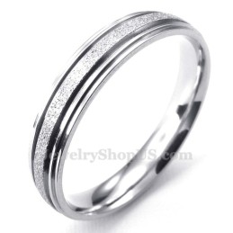 Sandgestrahlter Sweetheart-Ring Aus Titan (Damen)