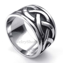 Irischer Knoten Titanring