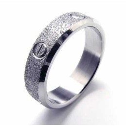 Gebürsteter 6-Mm-Titanring