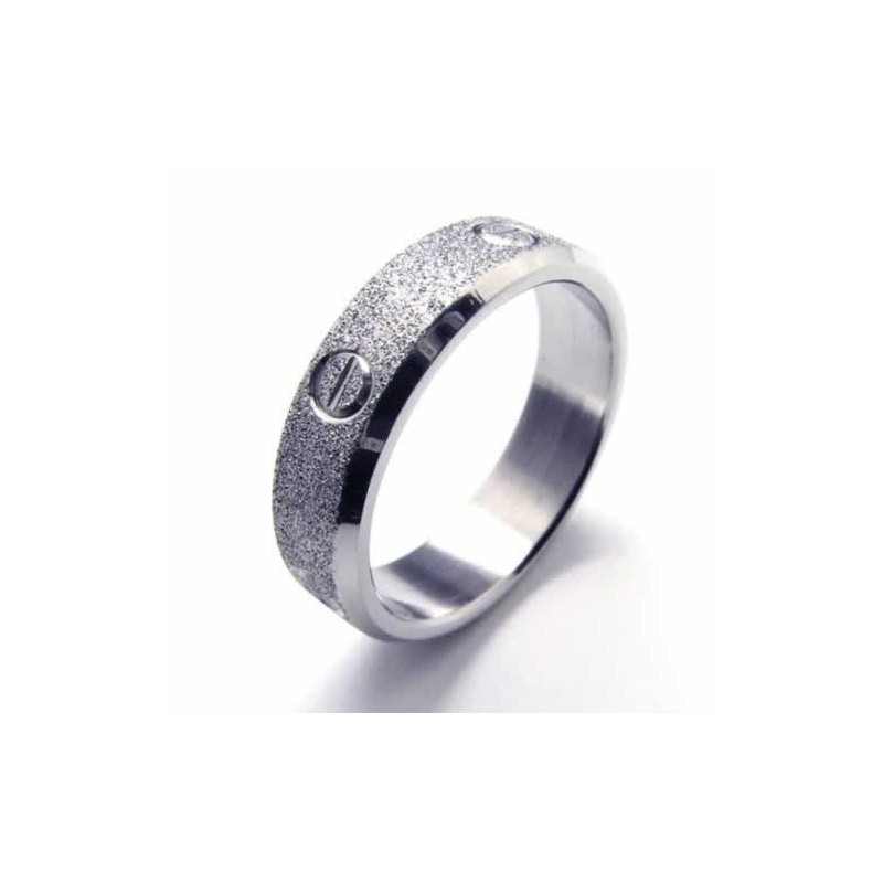 Gebürsteter 6-Mm-Titanring Gebürsteter 6-Mm-Titanring