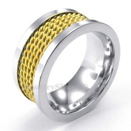 Golddraht-Titanring