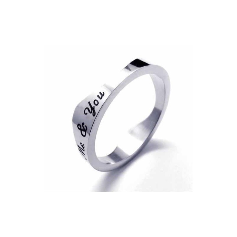 „You & Me“ Titanring Mit 5 Mm Wellen „You & Me“ Titanring Mit 5 Mm Wellen