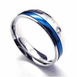 Mm Diamant-Unisex-Bandring Aus Titan