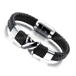 Mode Herren Titan Lederarmband C902