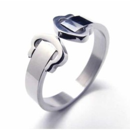 Herz Mit Herz Verbunden 8Mm Titanring