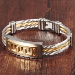 Online Klassisches Herren Titan Armband C784