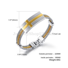 Persönlichkeit Herren Titan Armband C754