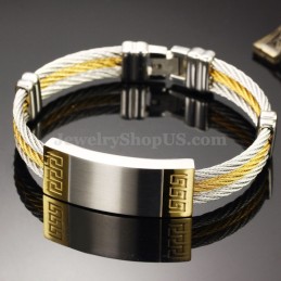 Exquisites Herren-Titanarmband C755