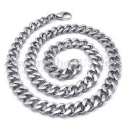 Sexy Silber Herren Titan Halskette Kette