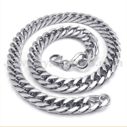Heißer Verkauf Silber Herren Titan Halskette Kette