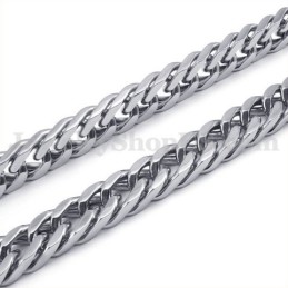 Heißer Verkauf Silber Herren Titan Halskette Kette