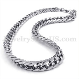 Heißer Verkauf Silber Herren Titan Halskette Kette