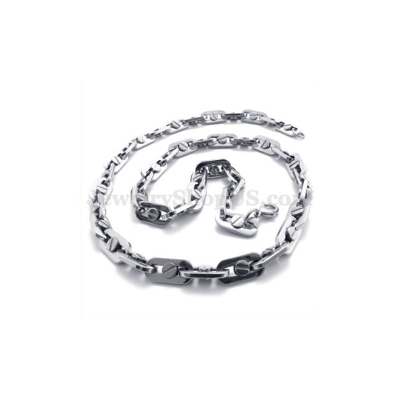 Elegante Herren Titan Halskette Kette Elegante Herren Titan Halskette Kette