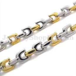 Mode Gold Herren Titan Halskette Kette