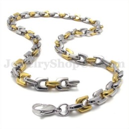 Mode Gold Herren Titan Halskette Kette