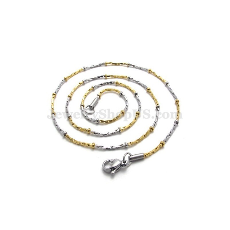 Mode Gold Titan Halskette Kette Mode Gold Titan Halskette Kette