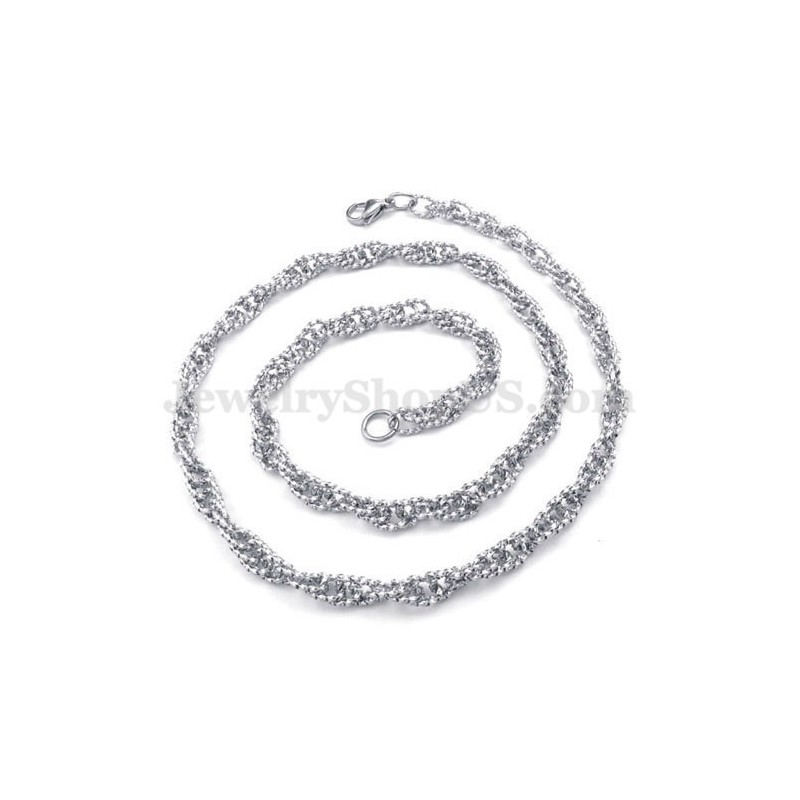 Neue Stil Silber Herren Titan Halskette Kette Neue Stil Silber Herren Titan Halskette Kette