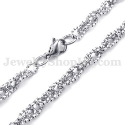 Neue Stil Silber Herren Titan Halskette Kette