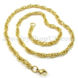 Heißer Verkauf Gold Herren Titan Halskette Kette